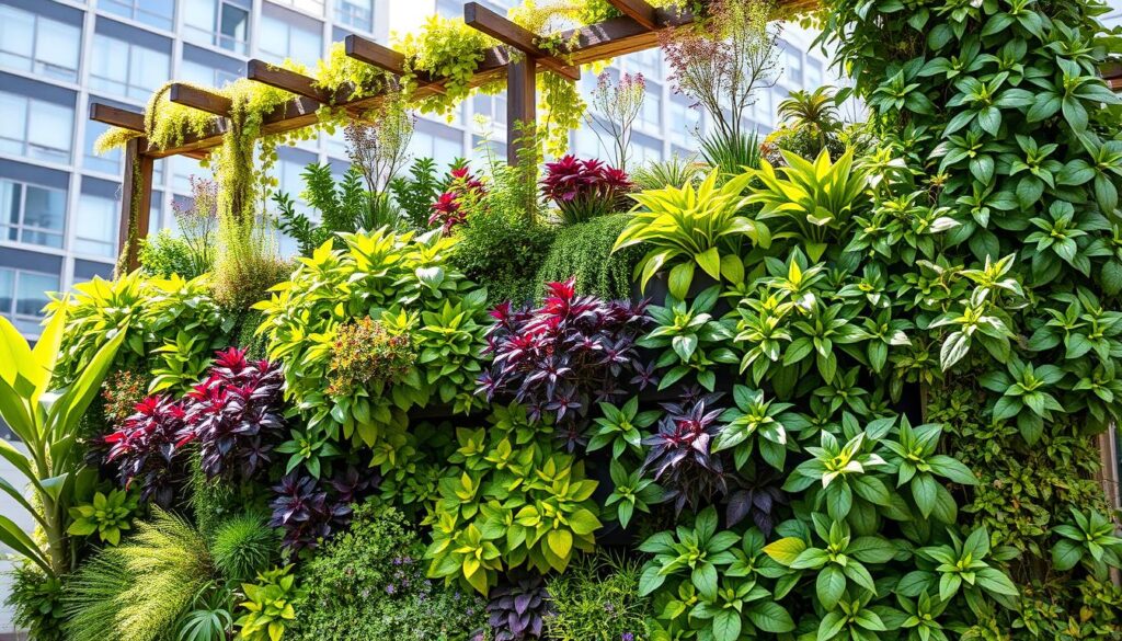 Vertical garden planning